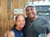 Yolanda & Darrin having fun at Fager's Monday deck party.